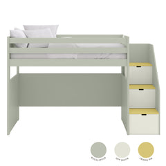 Cama Loft com Escadas de Arrumação – Muba Design