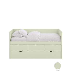 Cama Block com Painel, Cama Extra e Gavetas – Muba Design
