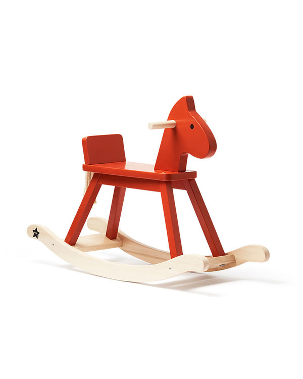 Cavalo de Baloiço Laranja Avermelhado CARL LARSSON - Kids Concept - KidsR