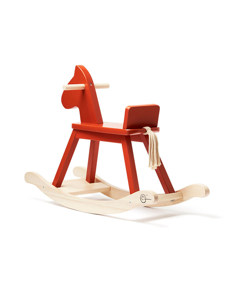 Cavalo de Baloiço Laranja Avermelhado CARL LARSSON - Kids Concept - KidsR