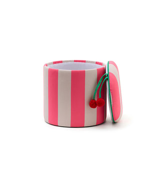 Pouffe cylinder with storage pink - Kids Concept - KidsR