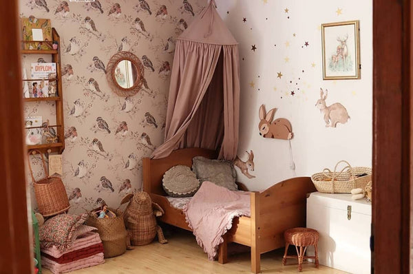 Papel de Parede Birds Beige – Dekornik – imagem 3