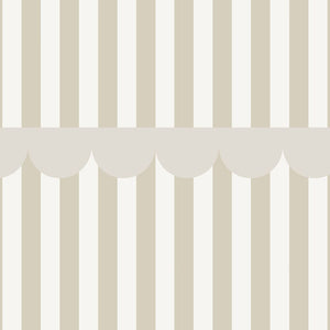 Papel de Parede Simple Rustic Beige White – Dekornik – imagem 1