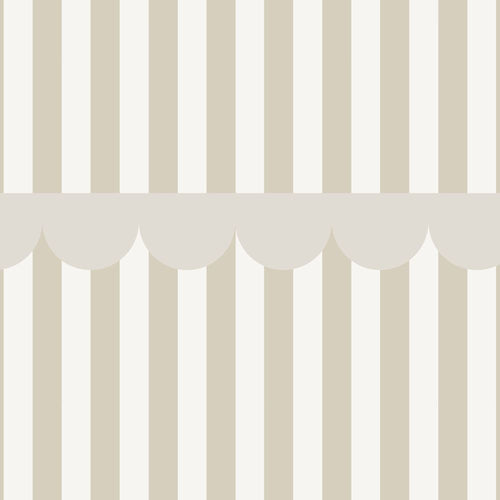 Papel de Parede Simple Rustic Beige White – Dekornik – imagem 1
