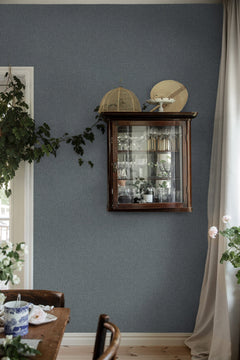 Papel de parede Weaver’s Wall — Azul 3568