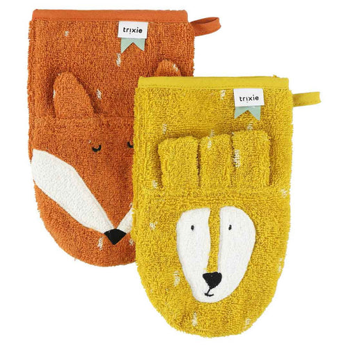 Luvas de Banho Pack de 2 - Mr. Lion - Mr. Fox da Trixie - imagem principal