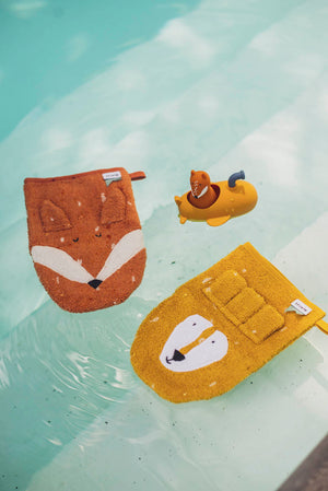 Luvas de Banho Pack de 2 - Mr. Lion - Mr. Fox da Trixie - vista 5