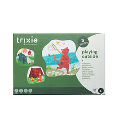 Caixa de Puzzles - Brincar no Exterior - 3 Puzzles – Trixie – imagem principal