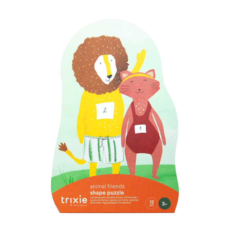 Puzzle de Formato - Amigos Animais - 12 Peças – Trixie – imagem principal