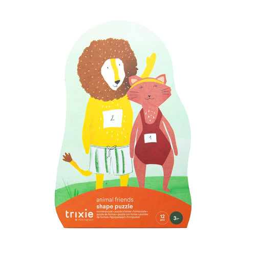 Puzzle de Formato - Amigos Animais - 12 Peças – Trixie – imagem principal