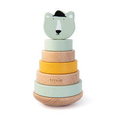 Brinquedo de Empilhar em Madeira - Mr. Polar Bear da Trixie - imagem principal