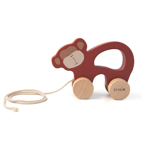 Brinquedo de Puxar em Madeira - Mr. Monkey da Trixie - imagem principal