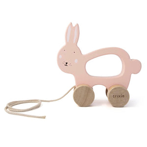 Brinquedo de Puxar em Madeira - Mrs. Rabbit da Trixie - imagem principal