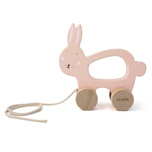 Brinquedo de Puxar em Madeira - Mrs. Rabbit da Trixie - imagem principal