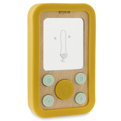 Telemóvel de Madeira e Silicone para Bebé - Mr. Lion da Trixie - imagem principal