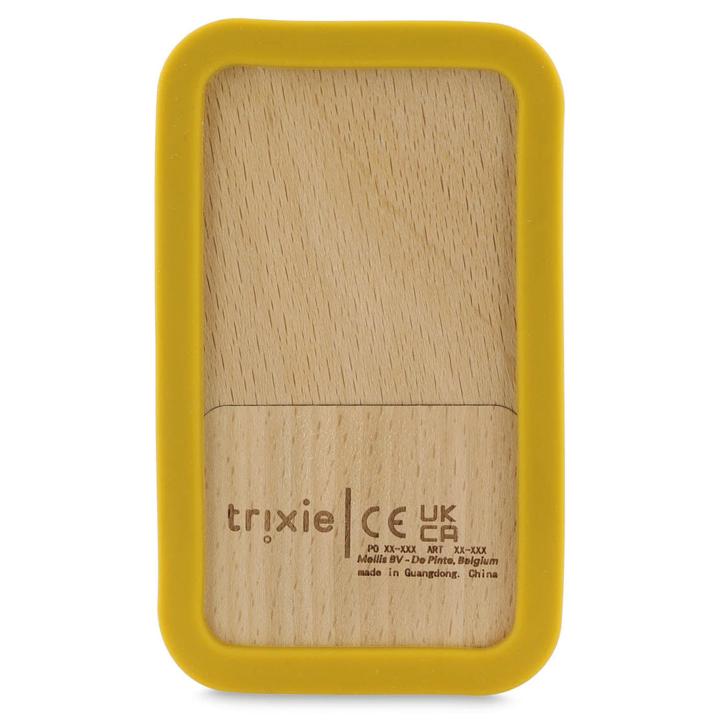 Telemóvel de Madeira e Silicone para Bebé - Mr. Lion da Trixie - imagem principal