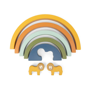 Arco-Íris de Madeira para Empilhar - Mr. Lion da Trixie - vista 2
