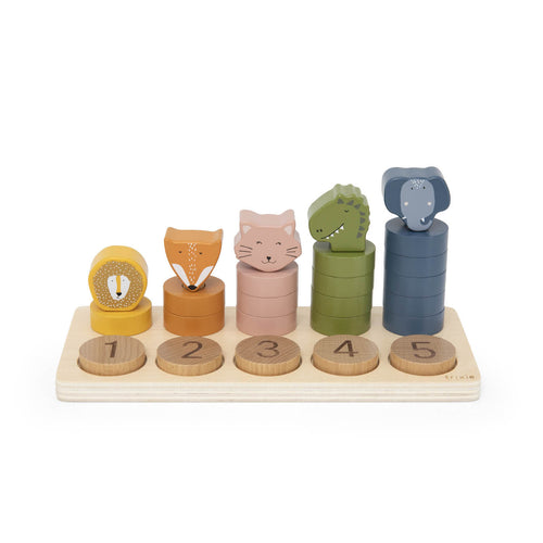 Puzzle de Contar em Madeira 0-5 – Trixie – imagem principal