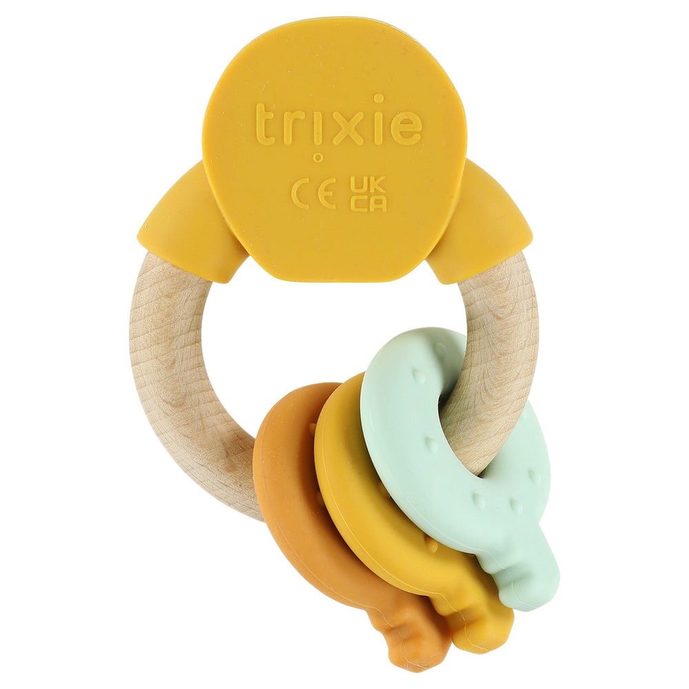 Anel de Atividades de Madeira e Silicone - Mr. Lion da Trixie - imagem principal