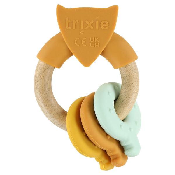 Anel de Atividades de Madeira e Silicone - Mr. Fox da Trixie - vista 2