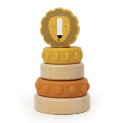 Torre de Empilhar em Madeira e Silicone - Mr. Lion – Trixie – imagem principal