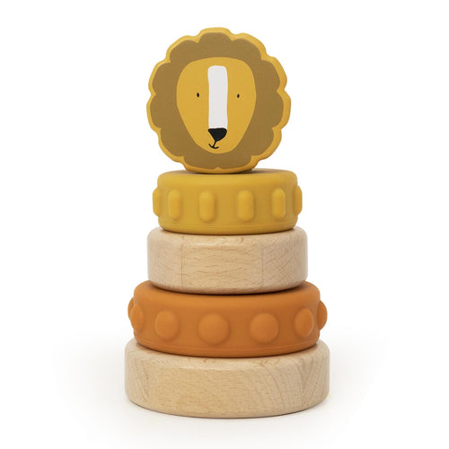 Torre de Empilhar em Madeira e Silicone - Mr. Lion – Trixie – imagem principal