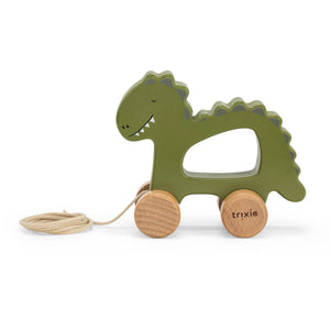 Brinquedo de Puxar em Madeira - Mr. Dino da Trixie - imagem principal