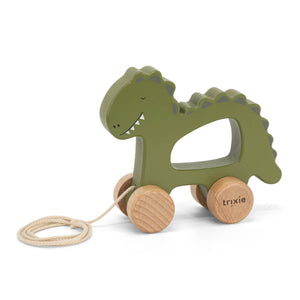 Brinquedo de Puxar em Madeira - Mr. Dino da Trixie - vista 2