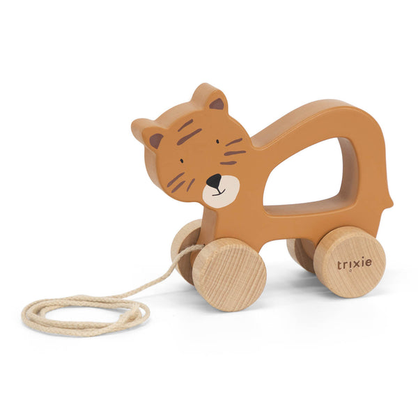 Brinquedo de Puxar em Madeira - Mr. Tiger da Trixie - vista 2
