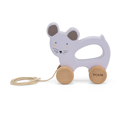 Brinquedo de Puxar em Madeira - Mrs. Mouse da Trixie - imagem principal