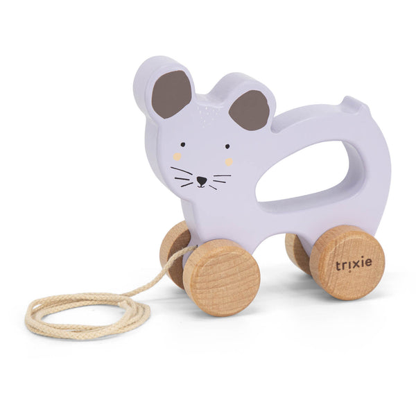 Brinquedo de Puxar em Madeira - Mrs. Mouse da Trixie - vista 2