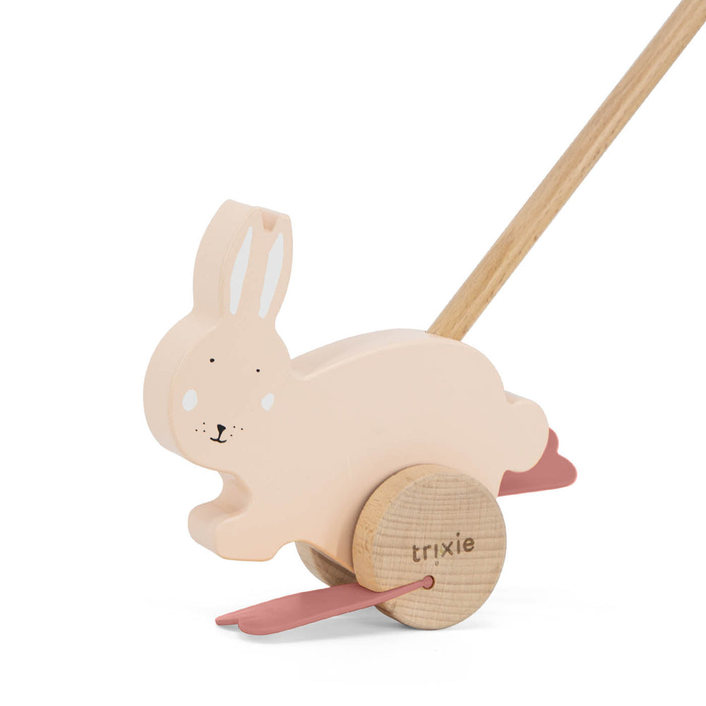 Brinquedo de Empurrar em Madeira - Mrs. Rabbit da Trixie - imagem principal