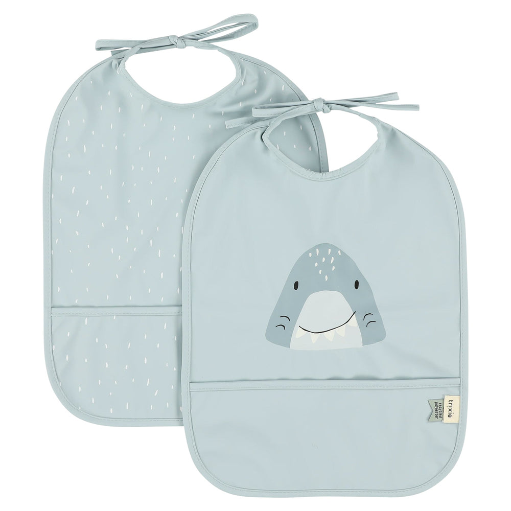 Babetes Impermeáveis Pack de 2 - Mr. Shark da Trixie - imagem principal