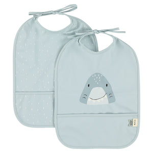 Babetes Impermeáveis Pack de 2 - Mr. Shark da Trixie - imagem principal