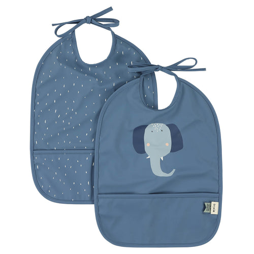 Babetes Impermeáveis Pack de 2 - Mrs. Elephant da Trixie - imagem principal