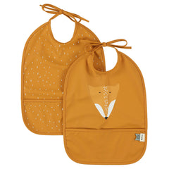Babetes Impermeáveis Pack de 2 - Mr. Fox da Trixie - imagem principal