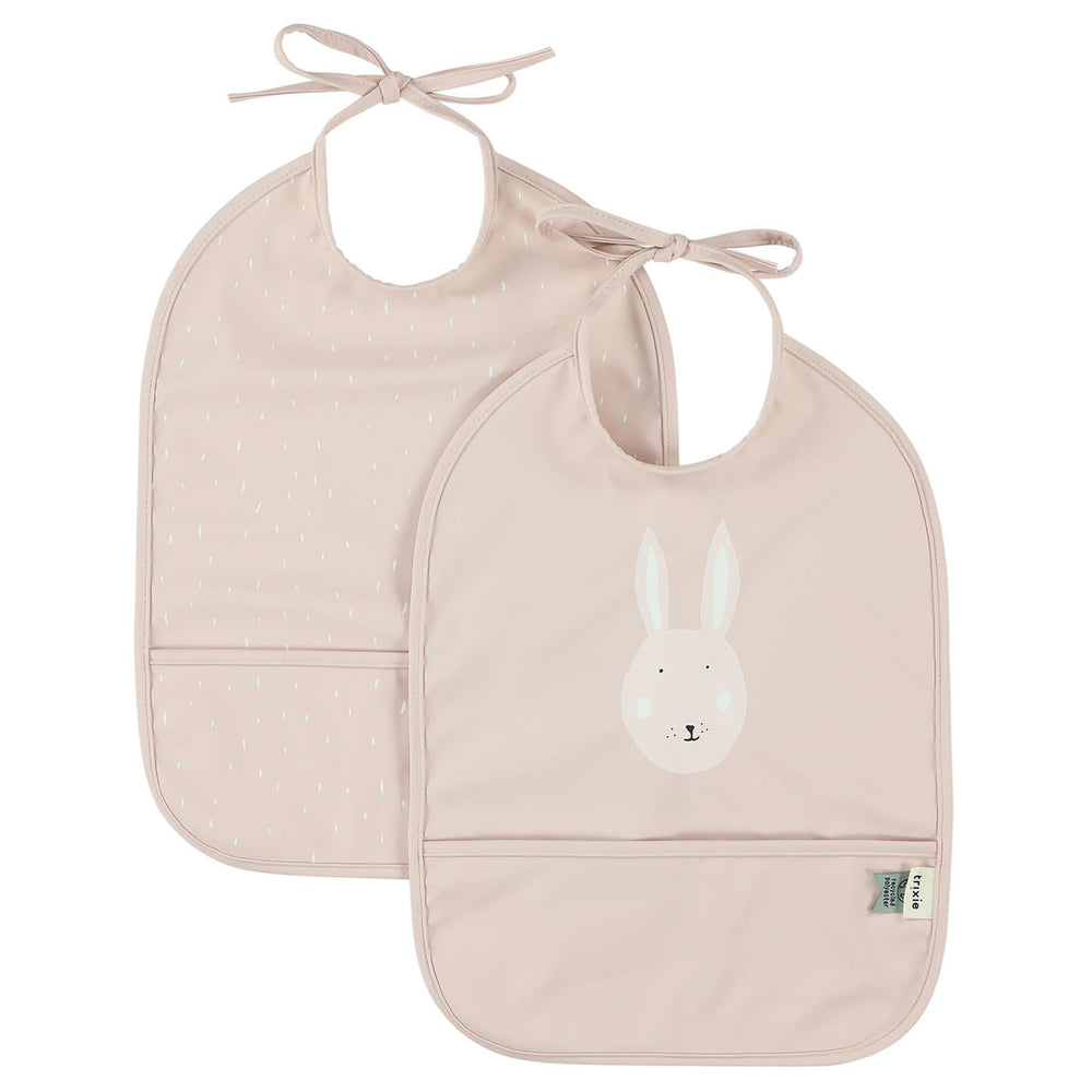 Babetes Impermeáveis Pack de 2 - Mrs. Rabbit da Trixie - imagem principal