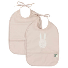 Babetes Impermeáveis Pack de 2 - Mrs. Rabbit da Trixie - imagem principal