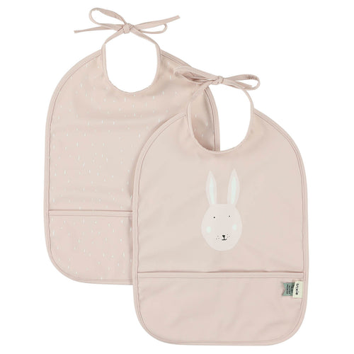 Babetes Impermeáveis Pack de 2 - Mrs. Rabbit da Trixie - imagem principal
