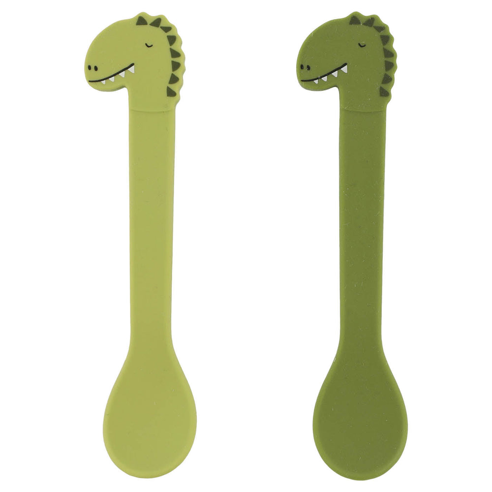 Colher de Silicone Pack de 2 - Mr. Dino da Trixie - imagem principal