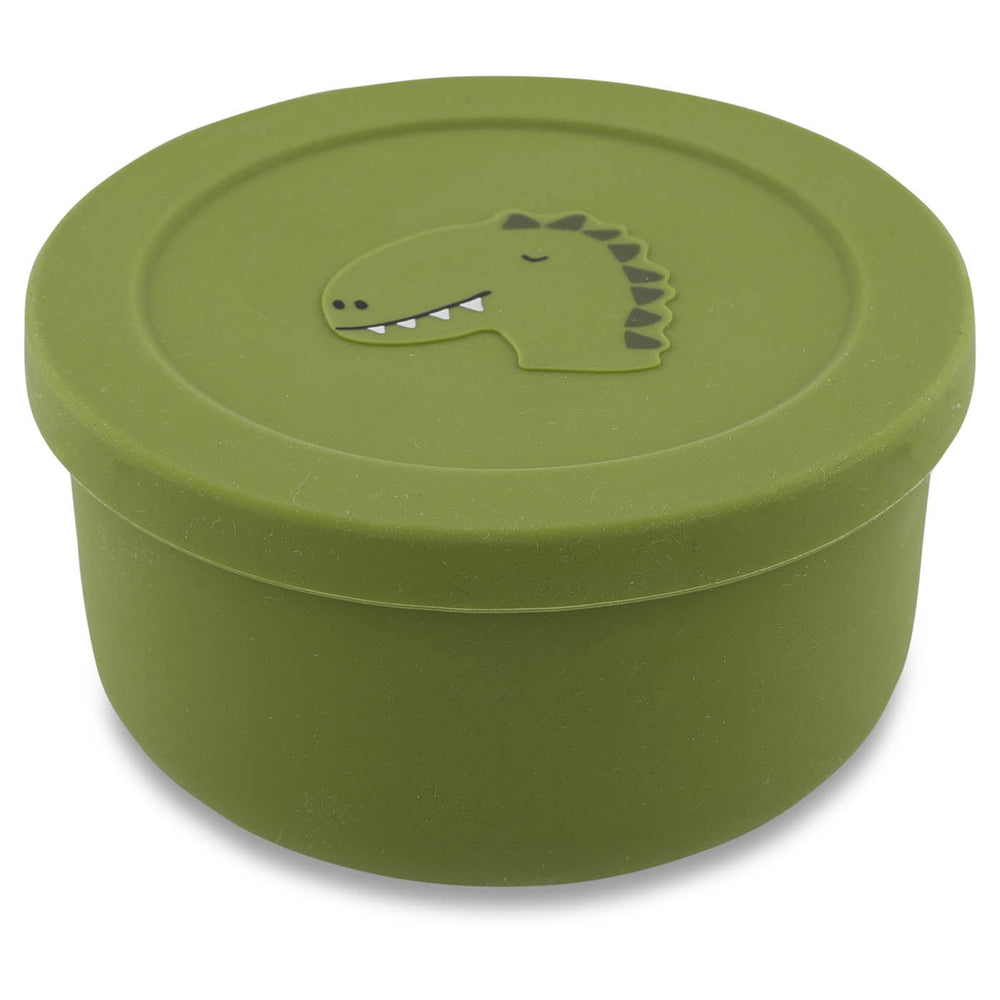 Tigela de Silicone para Snacks com Tampa - Mr. Dino da Trixie - imagem principal