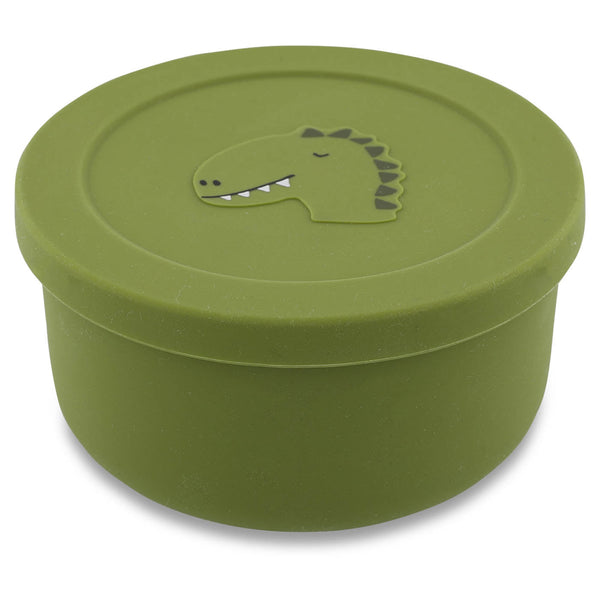 Tigela de Silicone para Snacks com Tampa - Mr. Dino da Trixie - vista 2