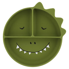 Prato de Silicone com Divisórias e Ventosa - Mr. Dino da Trixie - imagem principal