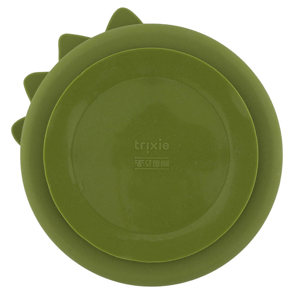 Prato de Silicone com Divisórias e Ventosa - Mr. Dino da Trixie - vista 2