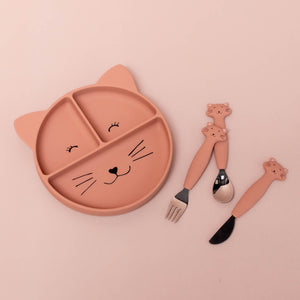 Prato de Silicone com Divisórias e Ventosa - Mrs. Cat da Trixie - vista 4