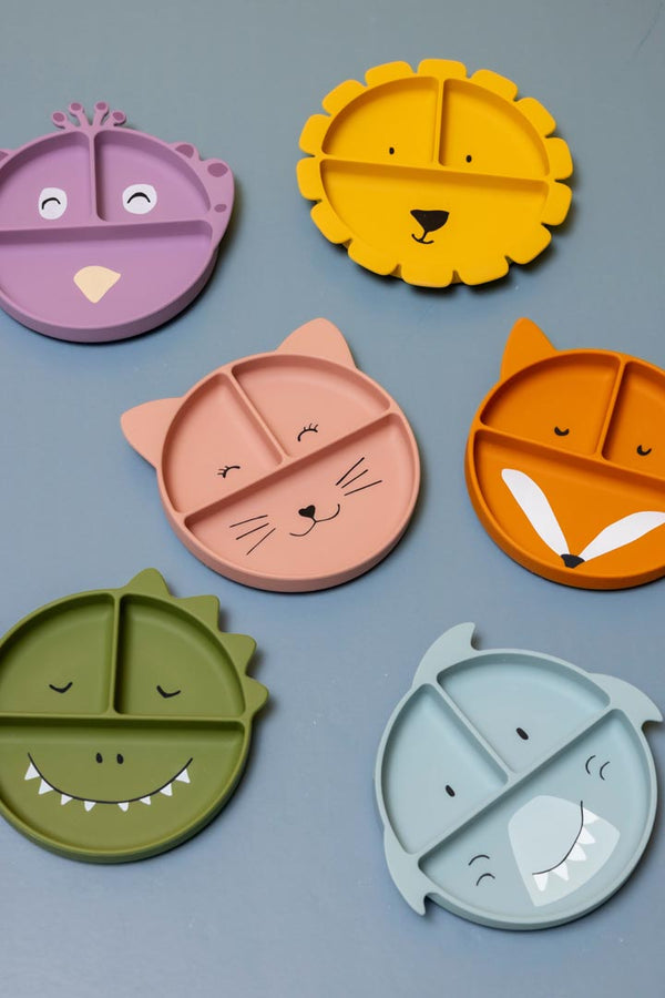 Prato de Silicone com Divisórias e Ventosa - Mrs. Peacoc da Trixie - vista 9