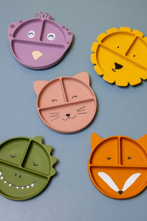 Prato de Silicone com Divisórias e Ventosa - Mrs. Peacoc da Trixie - vista 8