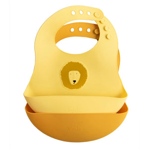 Babete de Silicone Pack de 2 - Mr. Lion da Trixie - imagem principal