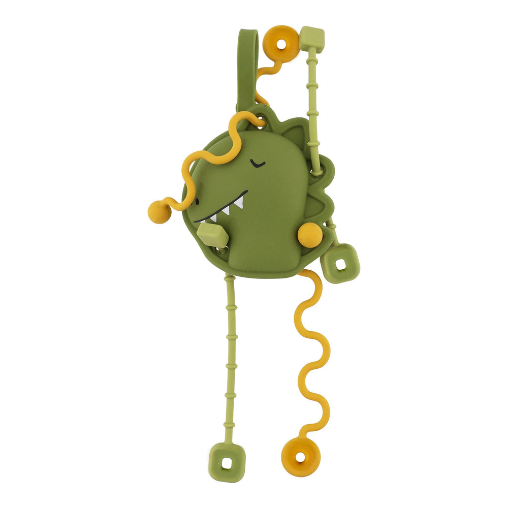 Brinquedo Sensorial de Puxar em Silicone - Mr. Dino – Trixie – imagem principal