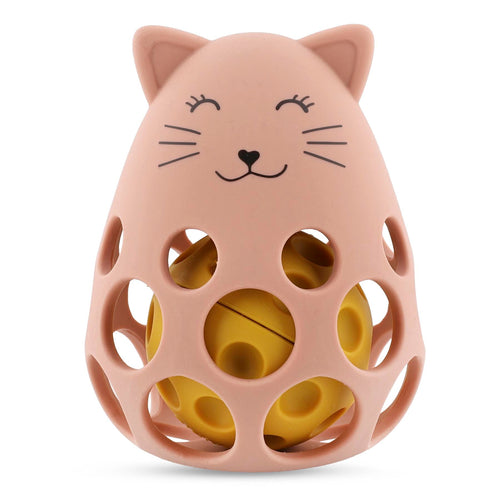 Chocalho Sensorial em Silicone - Mrs. Cat – Trixie – imagem principal